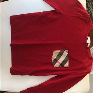 4Y long  sleeve Burberry shirt